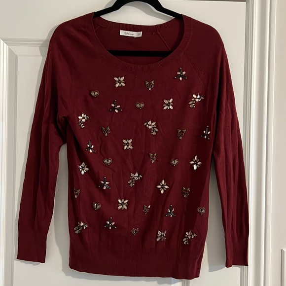 Reitmans size small burgundy light sweater - Picture 1 of 5
